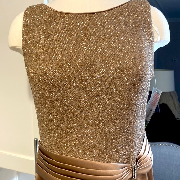 NWT Patra Taupe Dress with Glitter size 14 - Picture 6 of 16